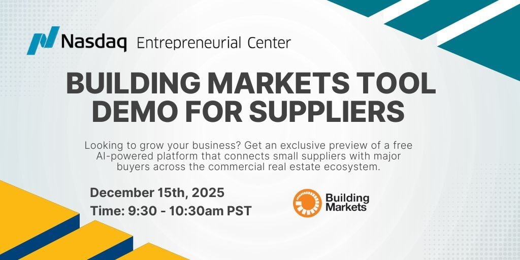 12.15.25 Building Markets tool demo for Suppliers “office hours”EB Banner (1)