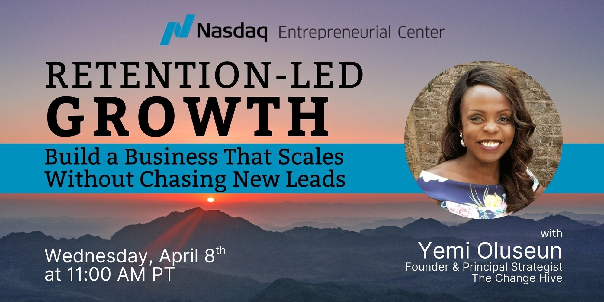 4.8.26 Retention-Led Growth with Yemi Oluseun EB Banner