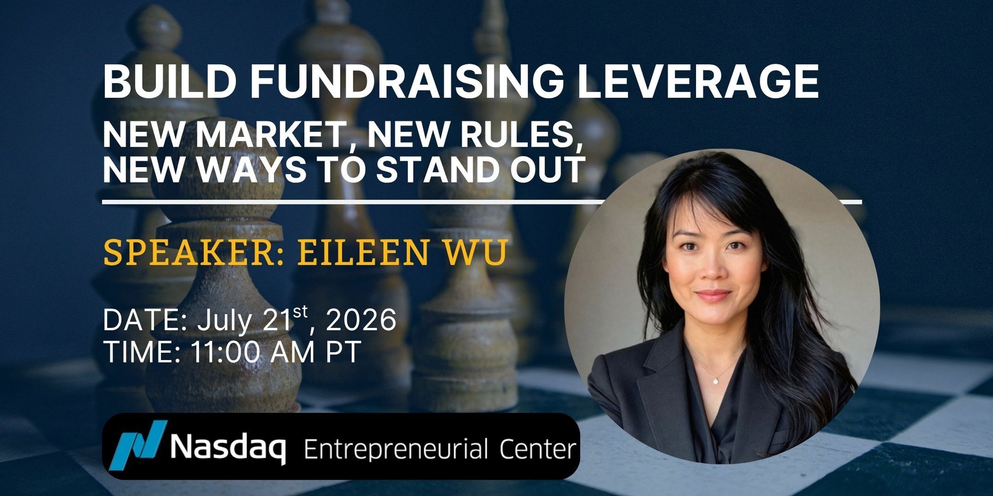 7.21.2026 - Build Fundraising Leverage with Eileen Wu Banner